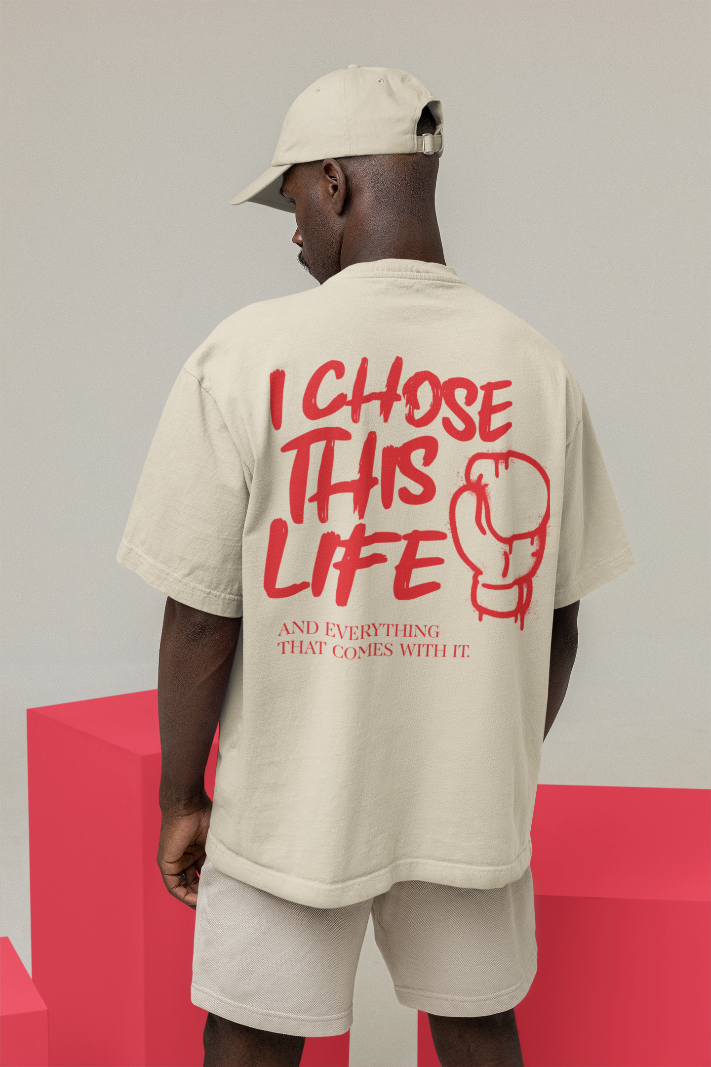 I Chose This Life & Everything That Comes With It Boxing T-Shirt | 3 Colors - BOXY Fit (WYH? x SCRAPPY RAMIREZ)