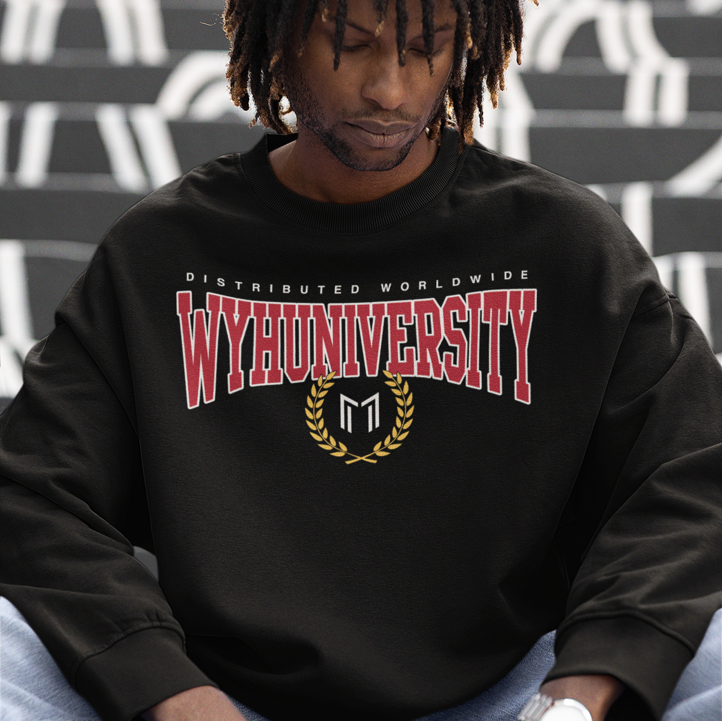 What's Your Hustle? University College Crewneck Sweater | Heavy Cotton - Distributed Worldwide | 2 COLORS