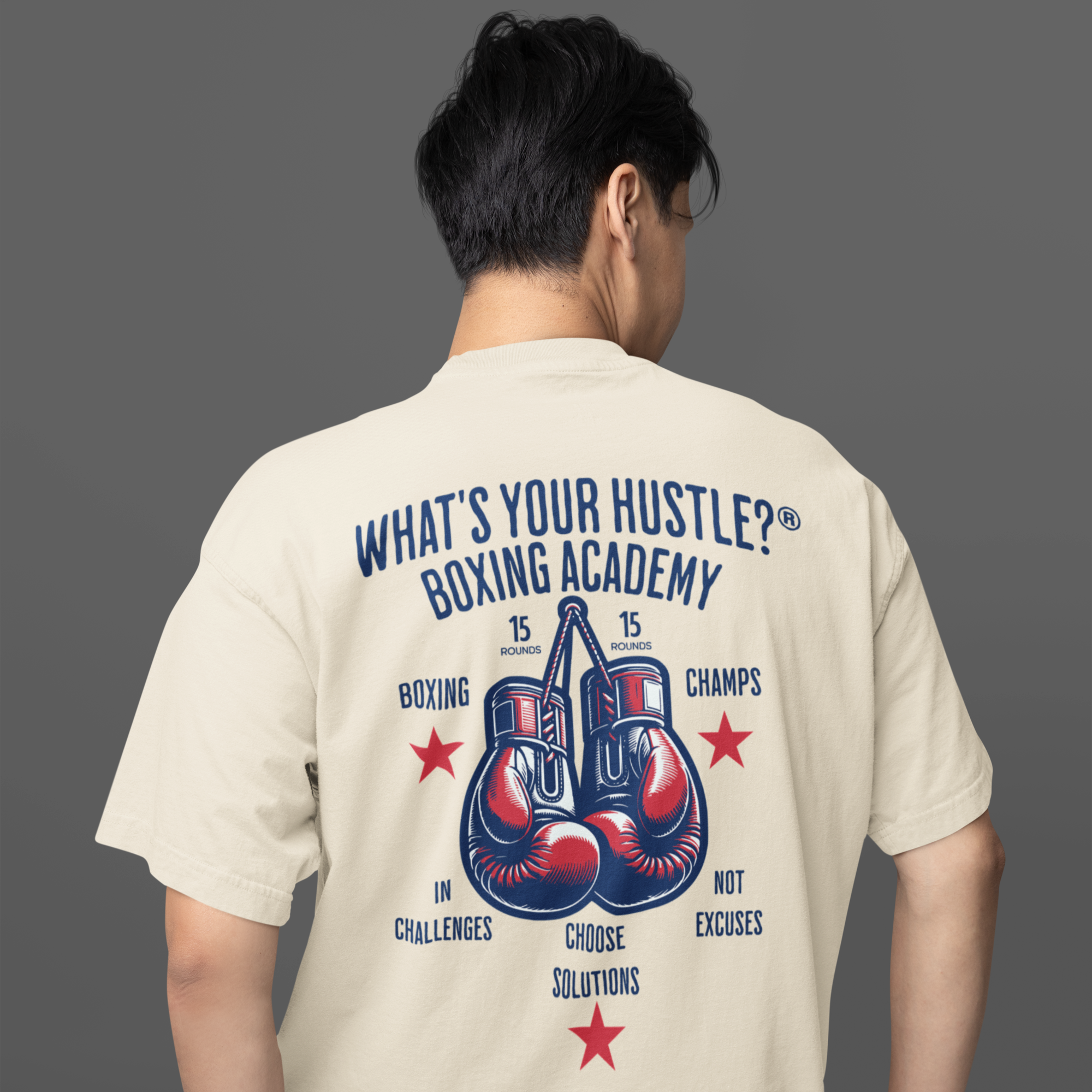 What's Your Hustle? Boxing Academy BOXY T-Shirt | Choose Solutions | 2 Colors