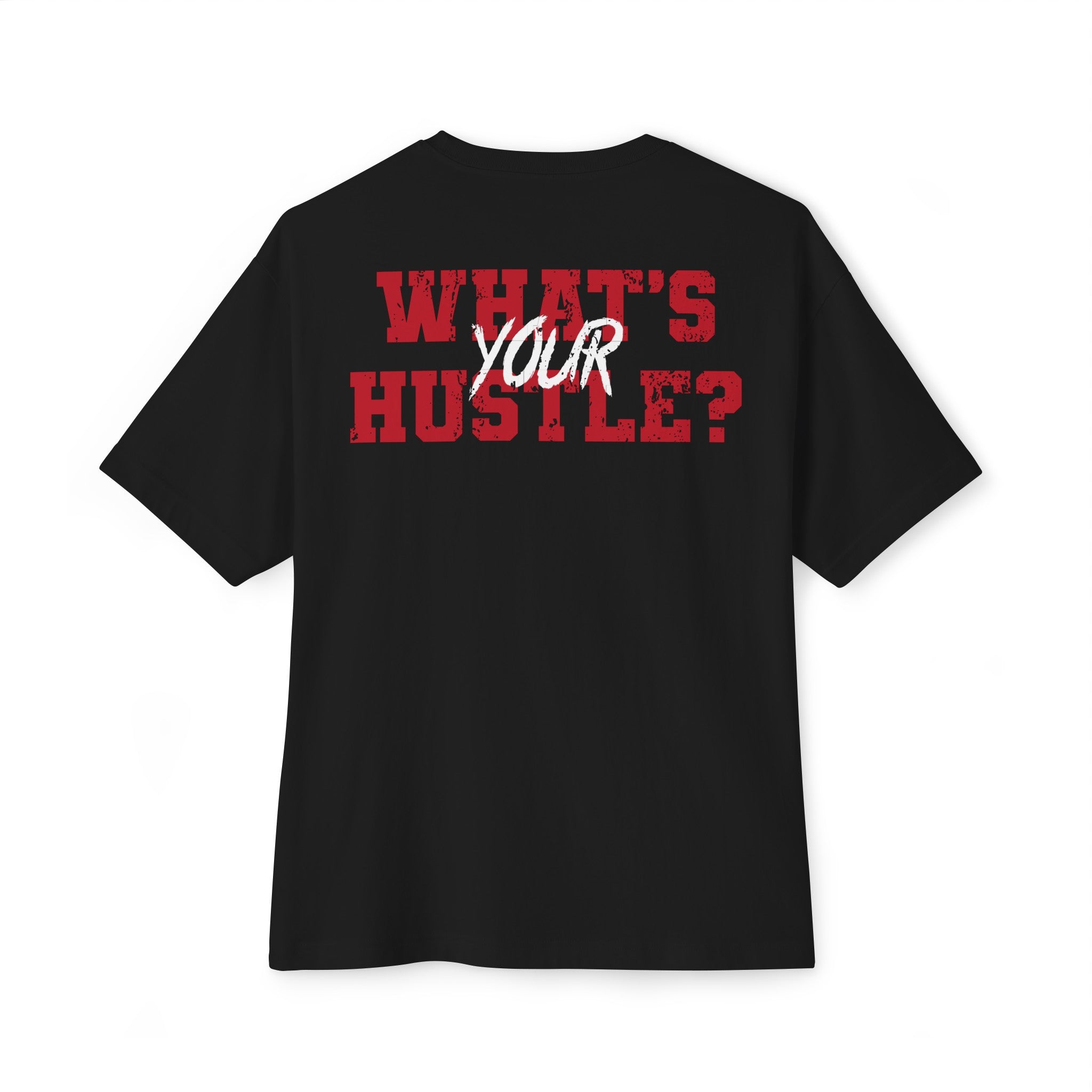 Classic "WHAT'S YOUR HUSTLE?" BOXY T-SHIRT | (3 COLORS)