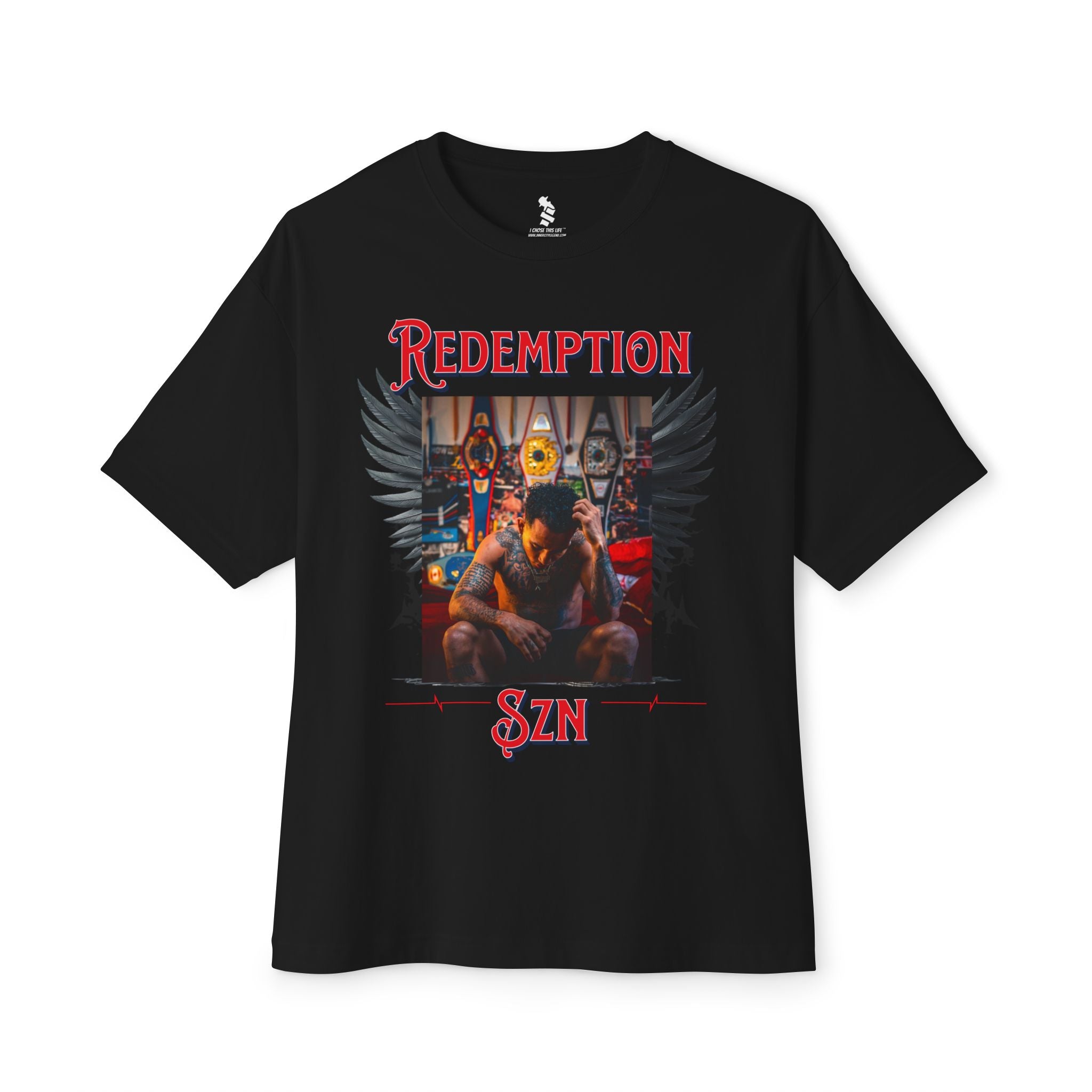 Redemption SZN Boxing T-Shirt | 2 Colors - BOXY FIT (WYH? x SCRAPPY RAMIREZ)