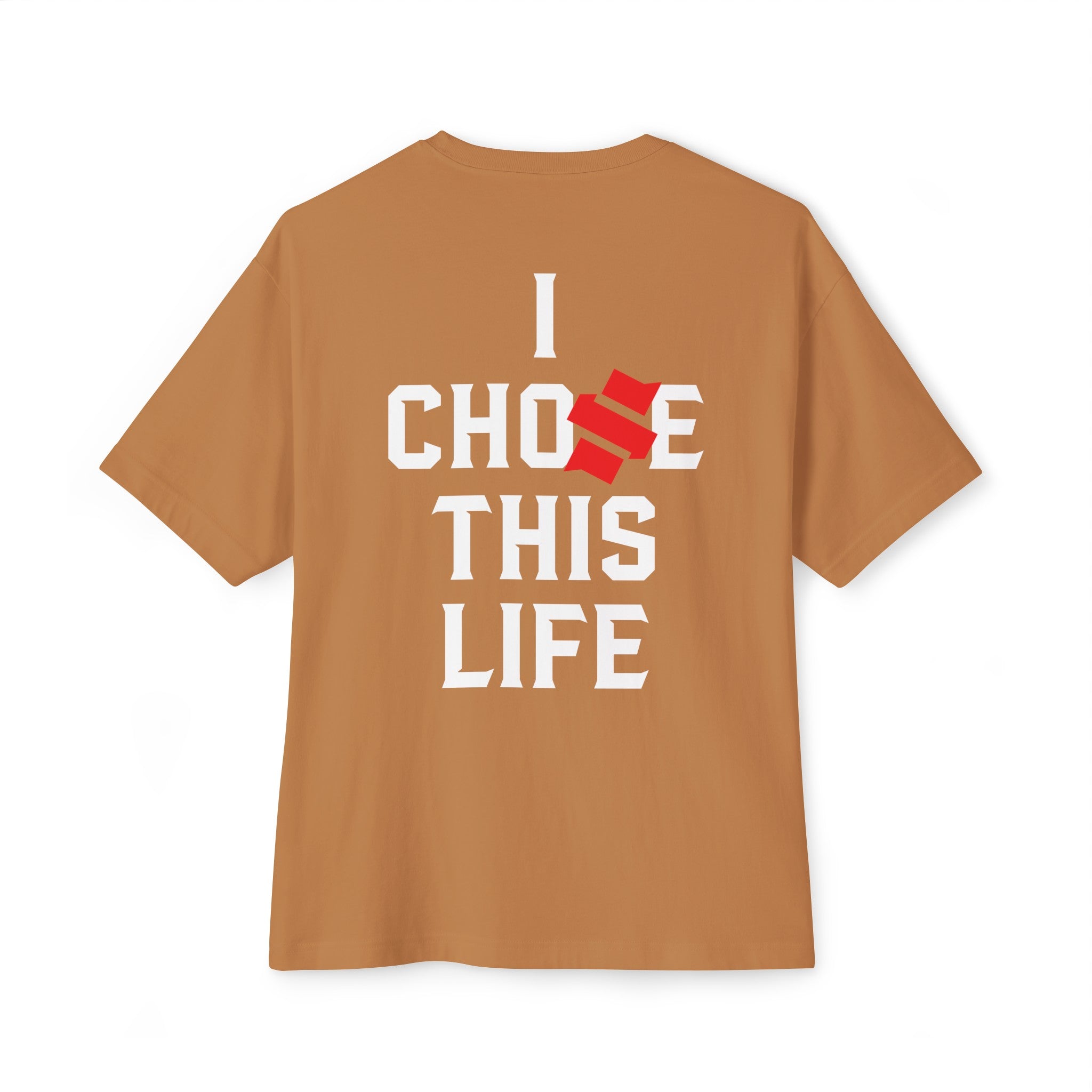 "I CHOSE THIS LIFE" LOGO BOXY TEE | (3 COLORS) | WYH? x SCRAPPY RAMIREZ