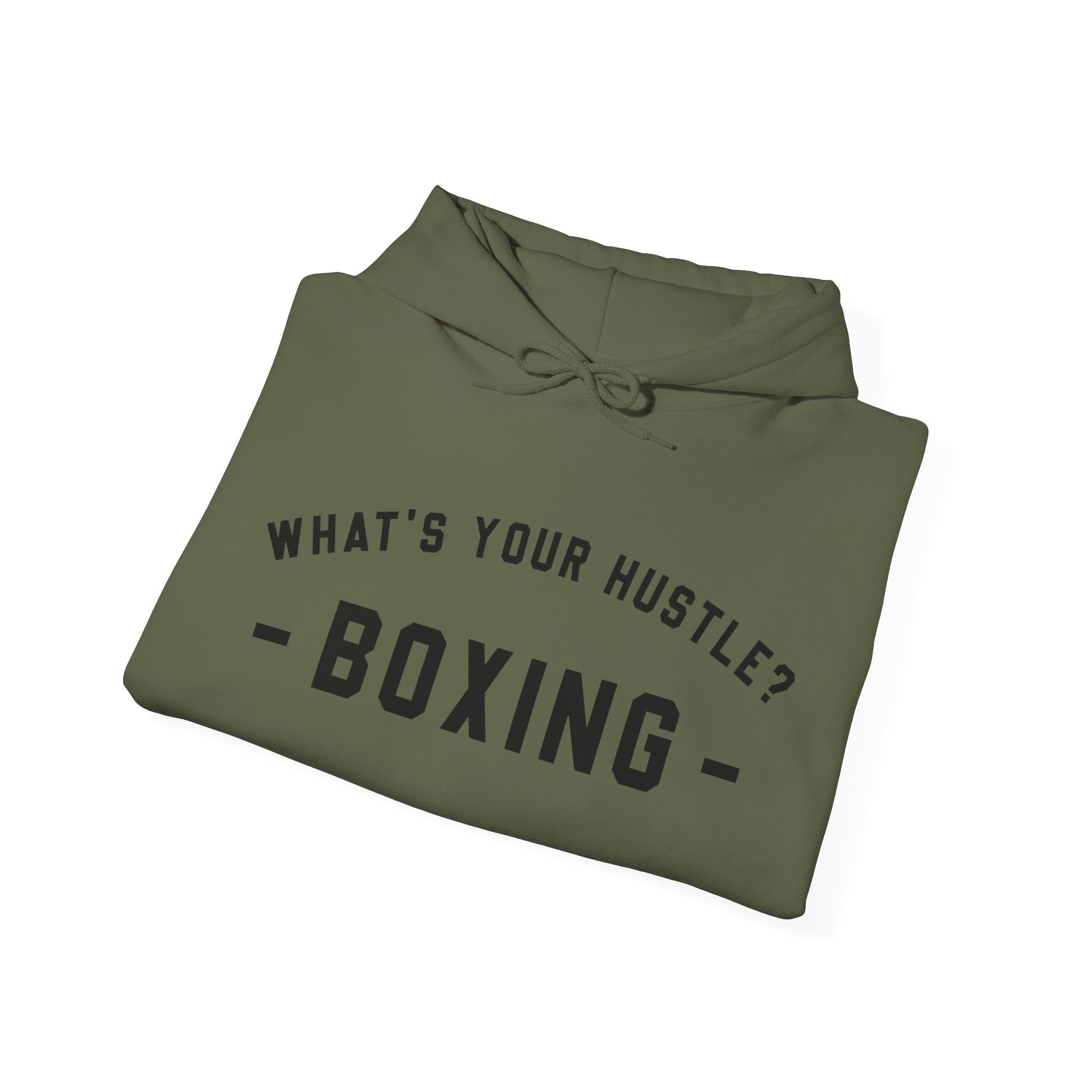 WHAT'S YOUR HUSTLE? Old School Boxing Hoodie | Heavy Cotton | (3 COLORS) - What's Your Hustle?