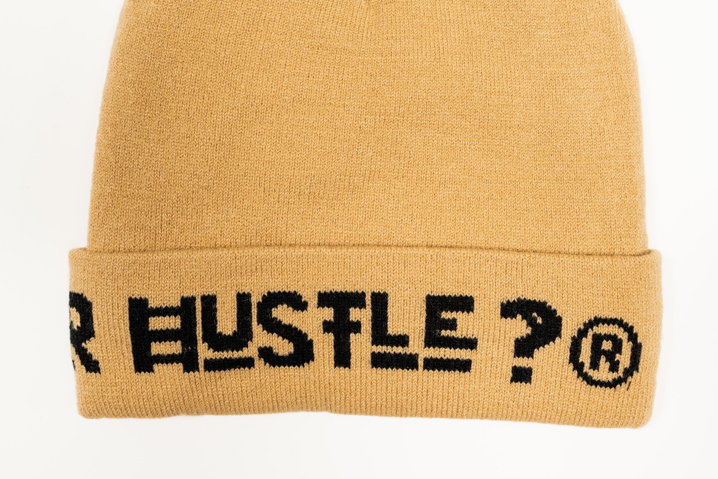 What's Your Hustle?® ROUNDED LOGO Fleece-Lined Beanie (3 COLORS)