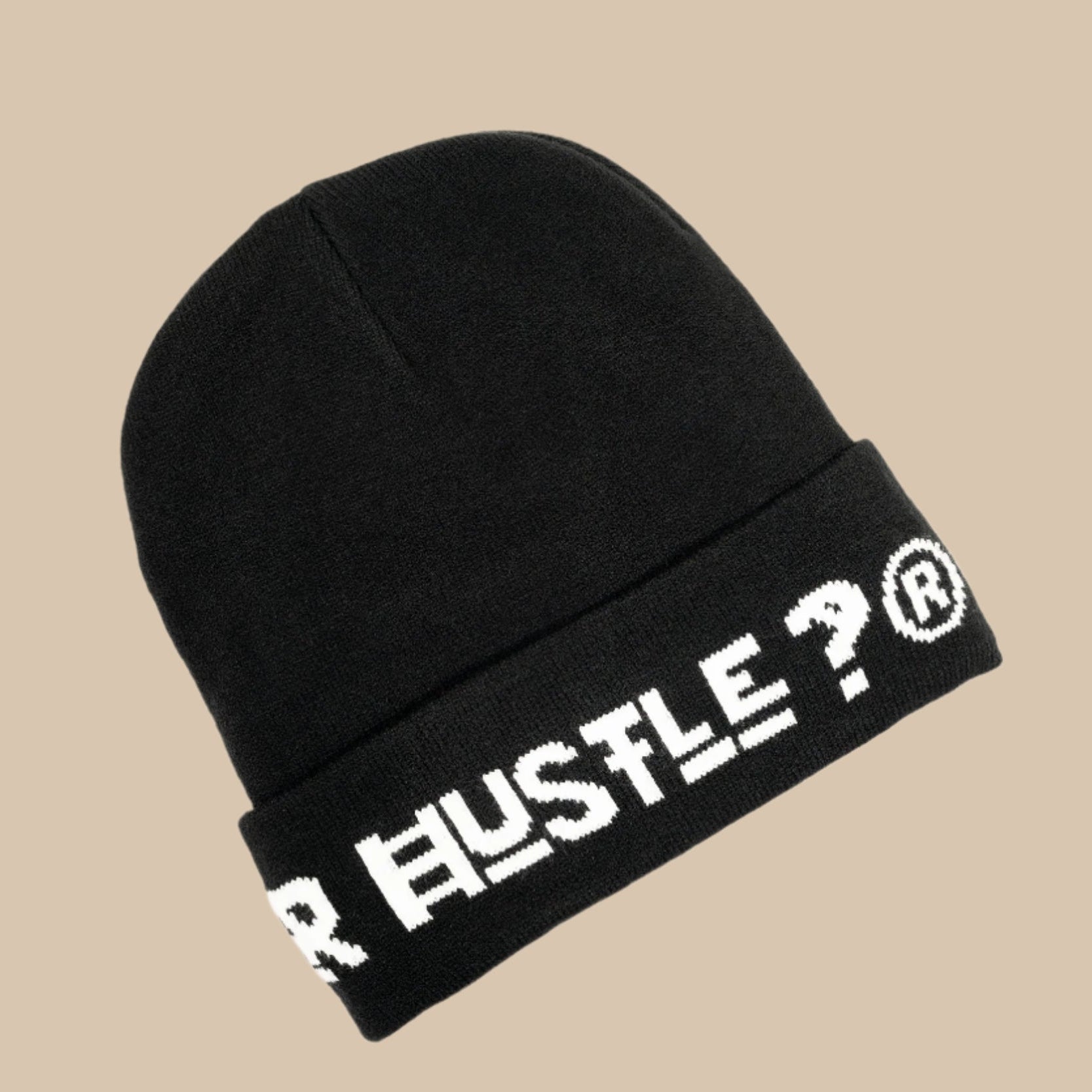 What's Your Hustle?® ROUNDED LOGO Fleece-Lined Beanie (3 COLORS) - What's Your Hustle?