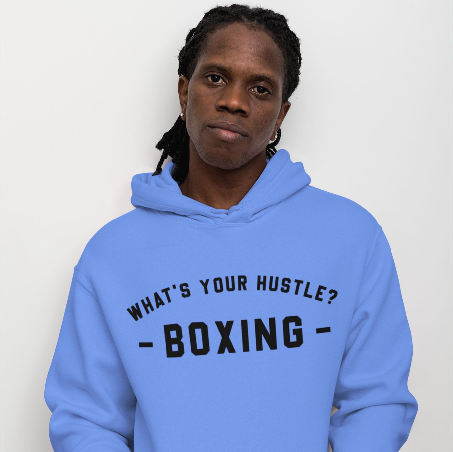 WHAT'S YOUR HUSTLE? Old School Boxing Hoodie | Heavy Cotton | (3 COLORS) - What's Your Hustle?