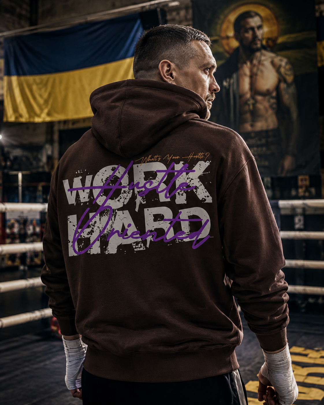 What's Your Hustle? WORK HARD "HUSLTE ORIENTED" Everyday Hoodie | Heavyweight Cotton (10z) | WYH? | (2 COLORS)
